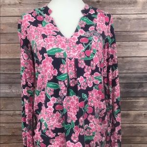 Lilly Pulitzer size small pink flower pattern